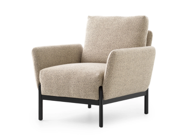 LXR22 - Fabric armchair with armrests by LEOLUX LX - view 2